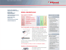 Tablet Screenshot of onlinefiliale.minol-liveserver.de